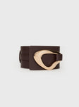 Alixx Belt Brown