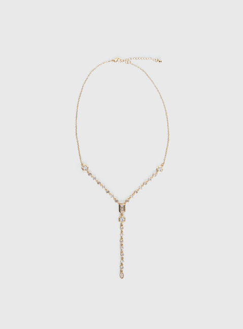 Arica Y Necklace Gold