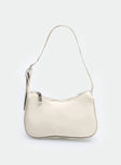 Speak The Truth Shoulder Bag Beige