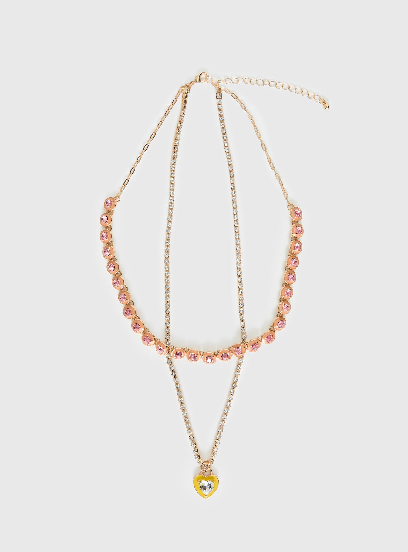 Cosetta Necklace Pack Gold / Pink