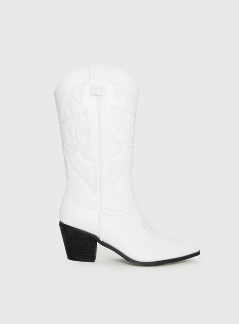 Therapy Clayton Boots White