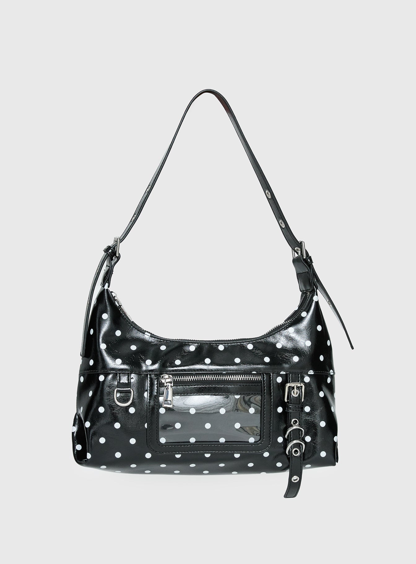 Fabray Cargo Bag Black Polka Dot