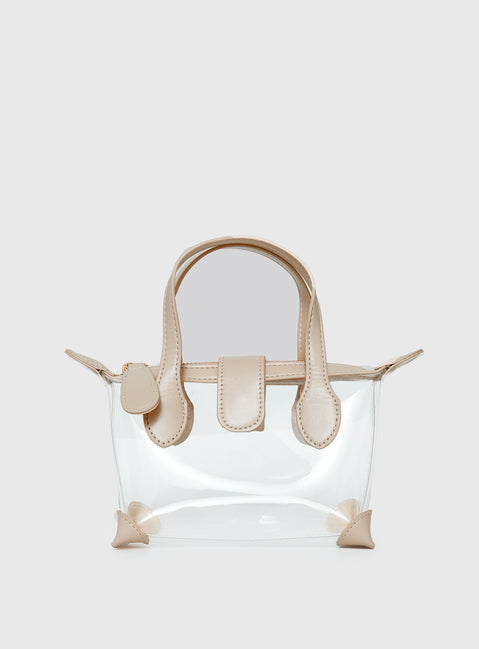 Elanna Clear Bag Clear / Beige