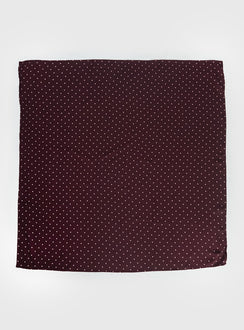 Wanna Be Mine Scarf Brown Polka