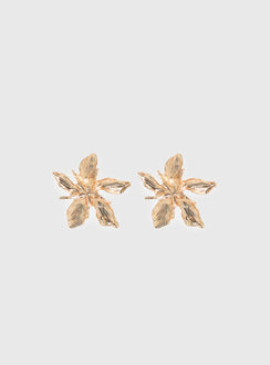 Impeccable Earrings Gold
