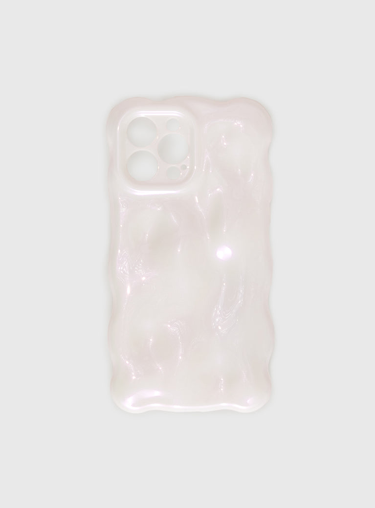 Maceline iPhone Case White / Pink