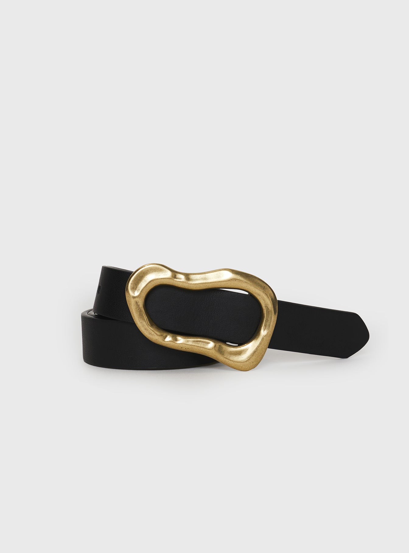 Leto belt black / gold