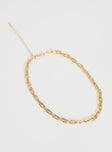 Alyce Gold Plated Necklace Gold