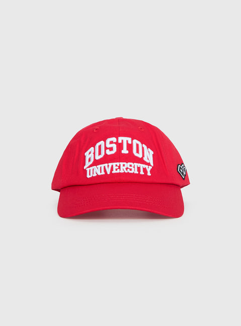 BU Dad Cap Red