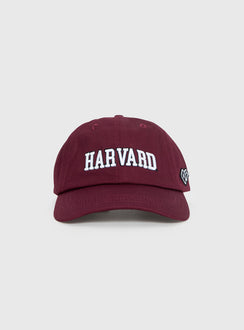 Harvard Dad Cap Red