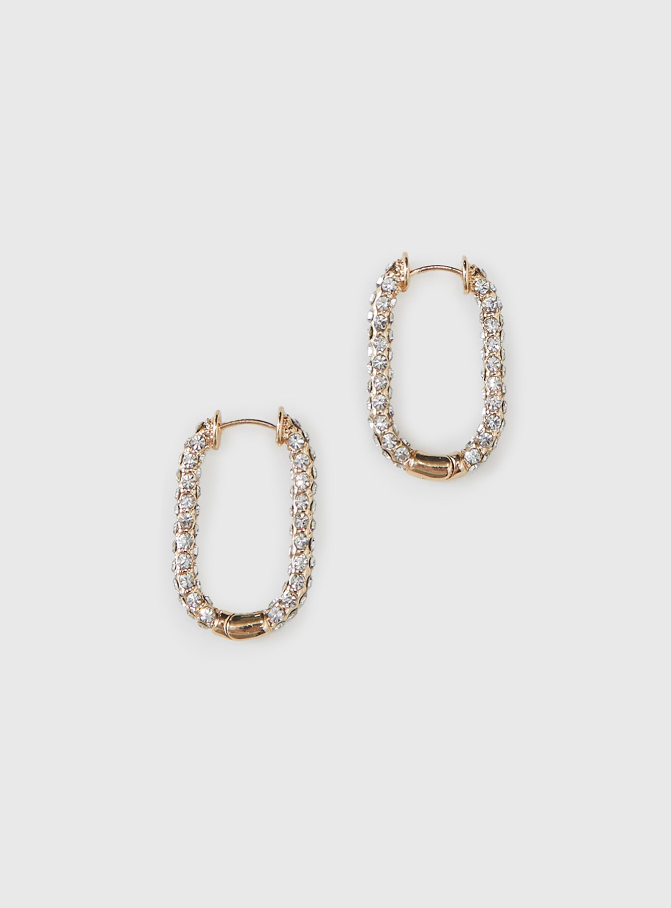 Merivale Diamante Earrings Gold