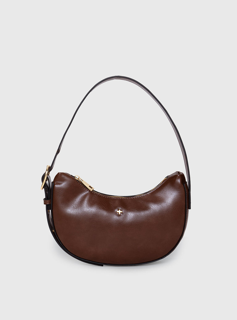 Sopha Dopha X Peta & Jain Goldie Bag Chocolate Brown