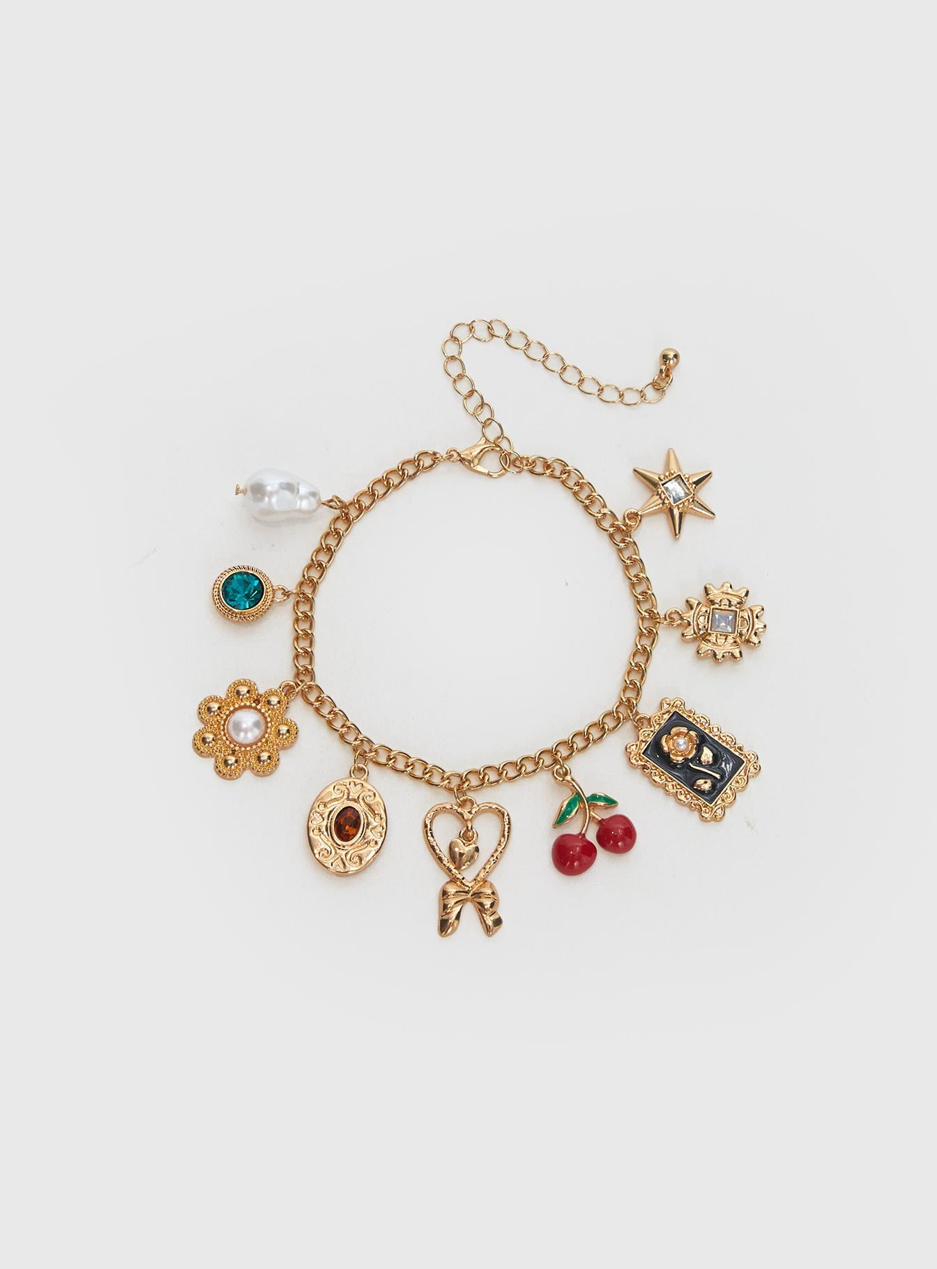 Cotragecore charm bracelet floral puff hotsell dream