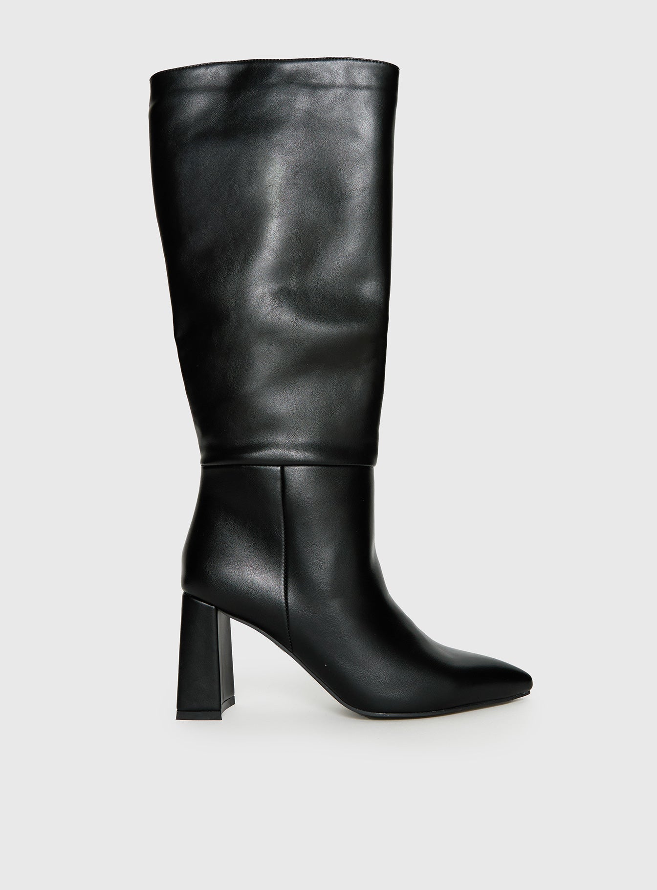 Vesper Knee High Boots Black