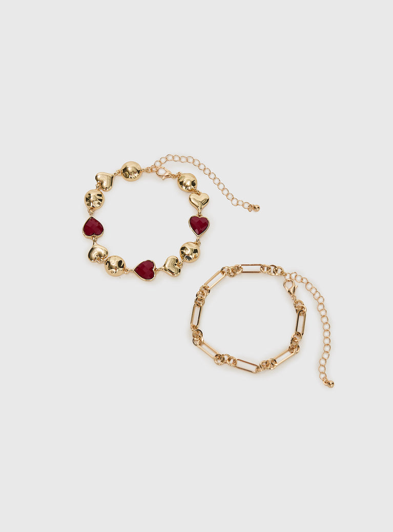 Vestige Bracelet Set Gold