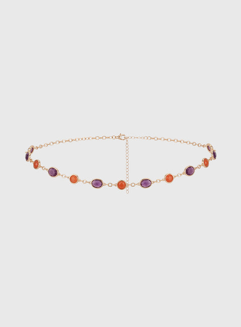 Forestier Gem Belt Gold / Multi