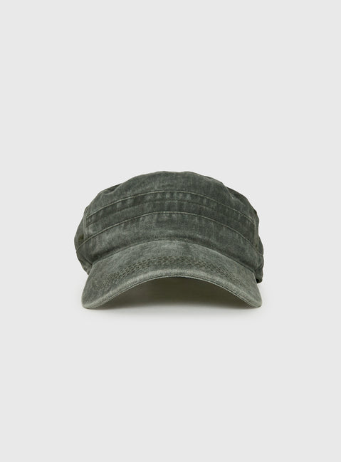 Odera Military Cap Washed Khaki