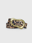 Leto Belt Leopard / Gold