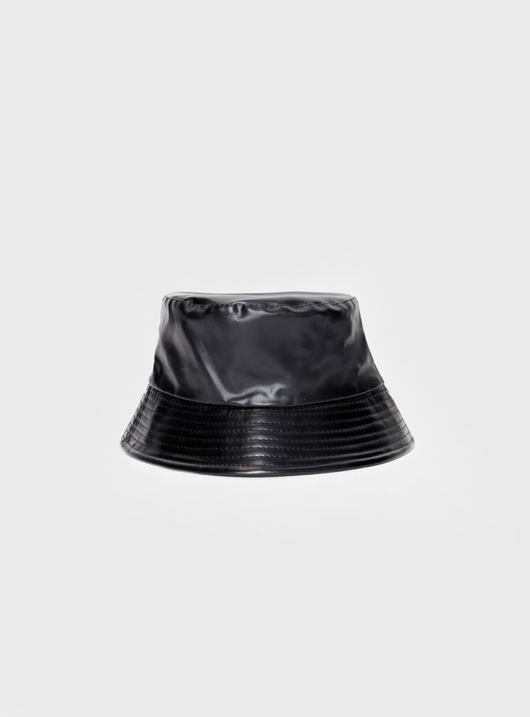 Bucket Hat Faux leather