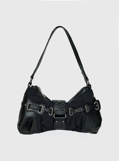 Doyers Street Shoulder Bag Black / Silver