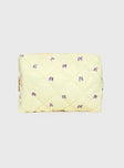 Bonsoir Cosmetic Case Yellow