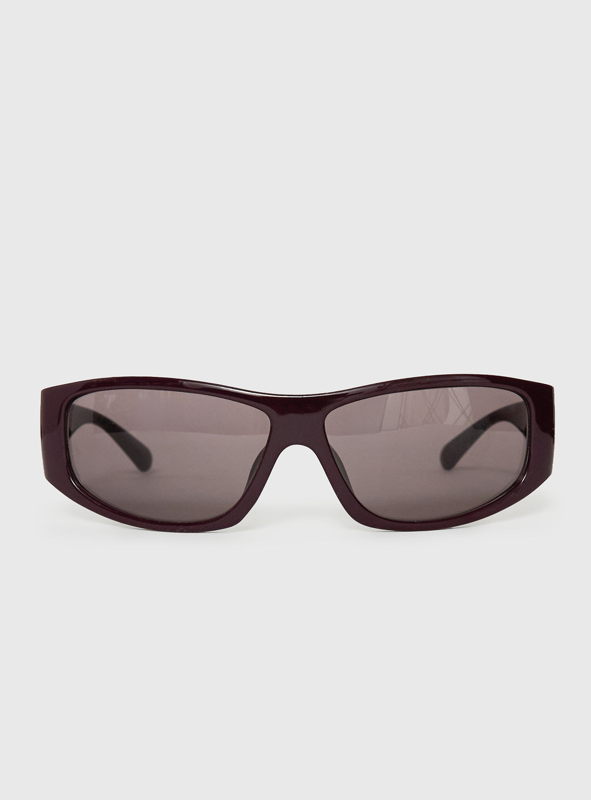 Odele Wraparound Sunglasses Burgundy