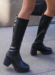 Westcott Knee High Boots Black