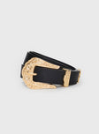 Calabasas Belt Black / Gold