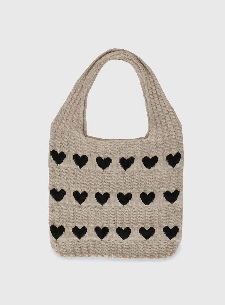 You've Got The Love Crochet Bag Beige