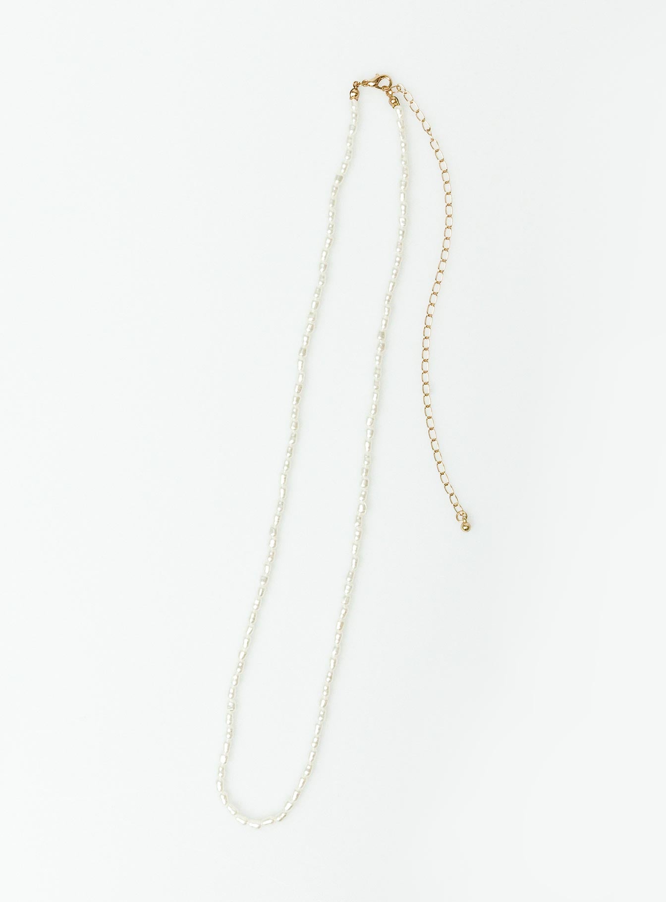 Chain belt Pearl detail Gold toned Lobster clasp fastening