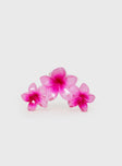 Chianti Frangipani Claw Clip Pink