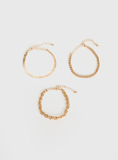 Count My Blessings Bracelet Pack Gold