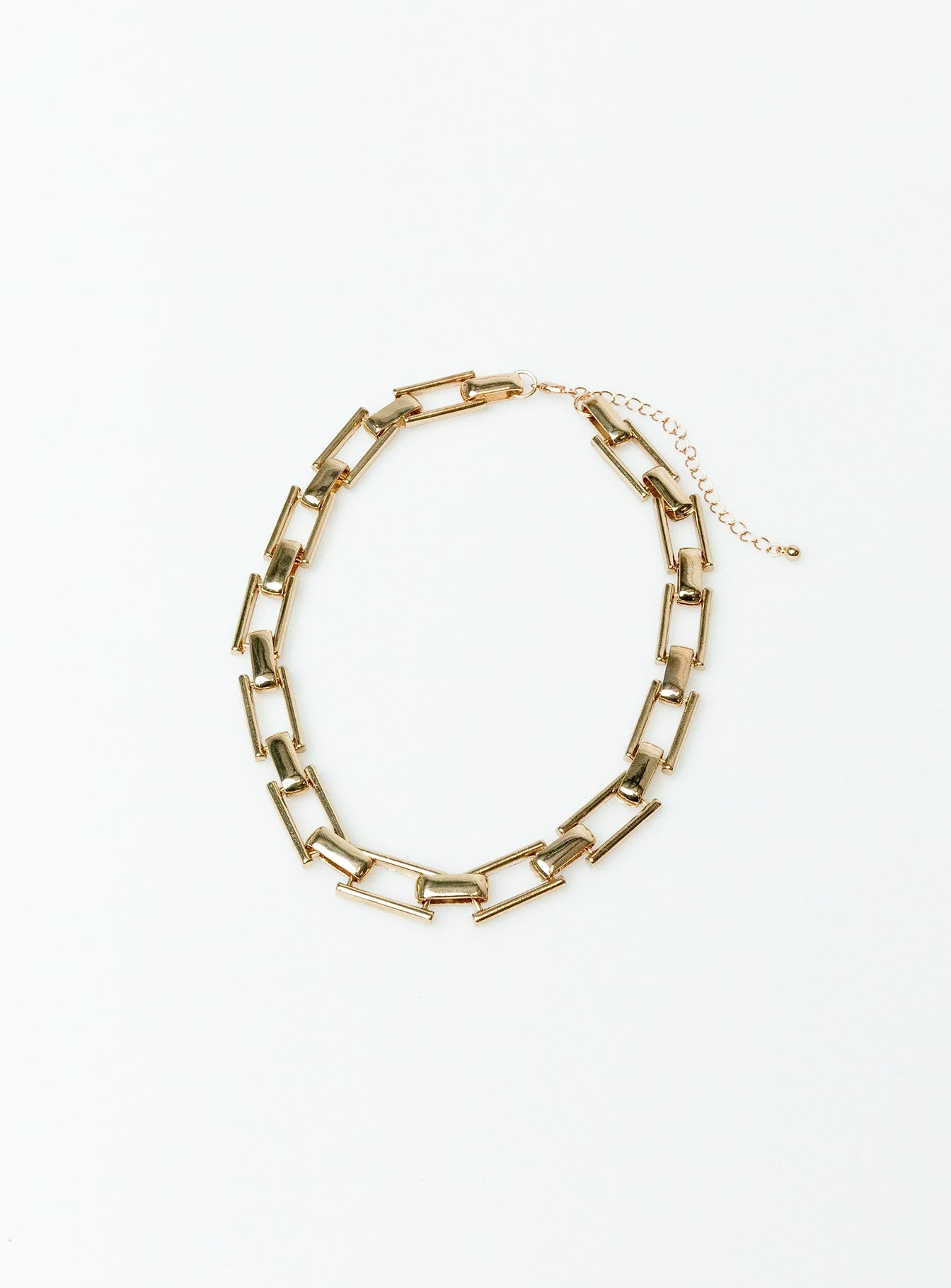 Necklace Gold toned Chunky style Lobster clasp fastening