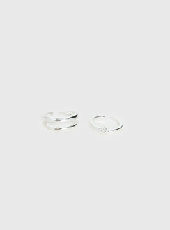 Seris Toe Ring Pack Silver