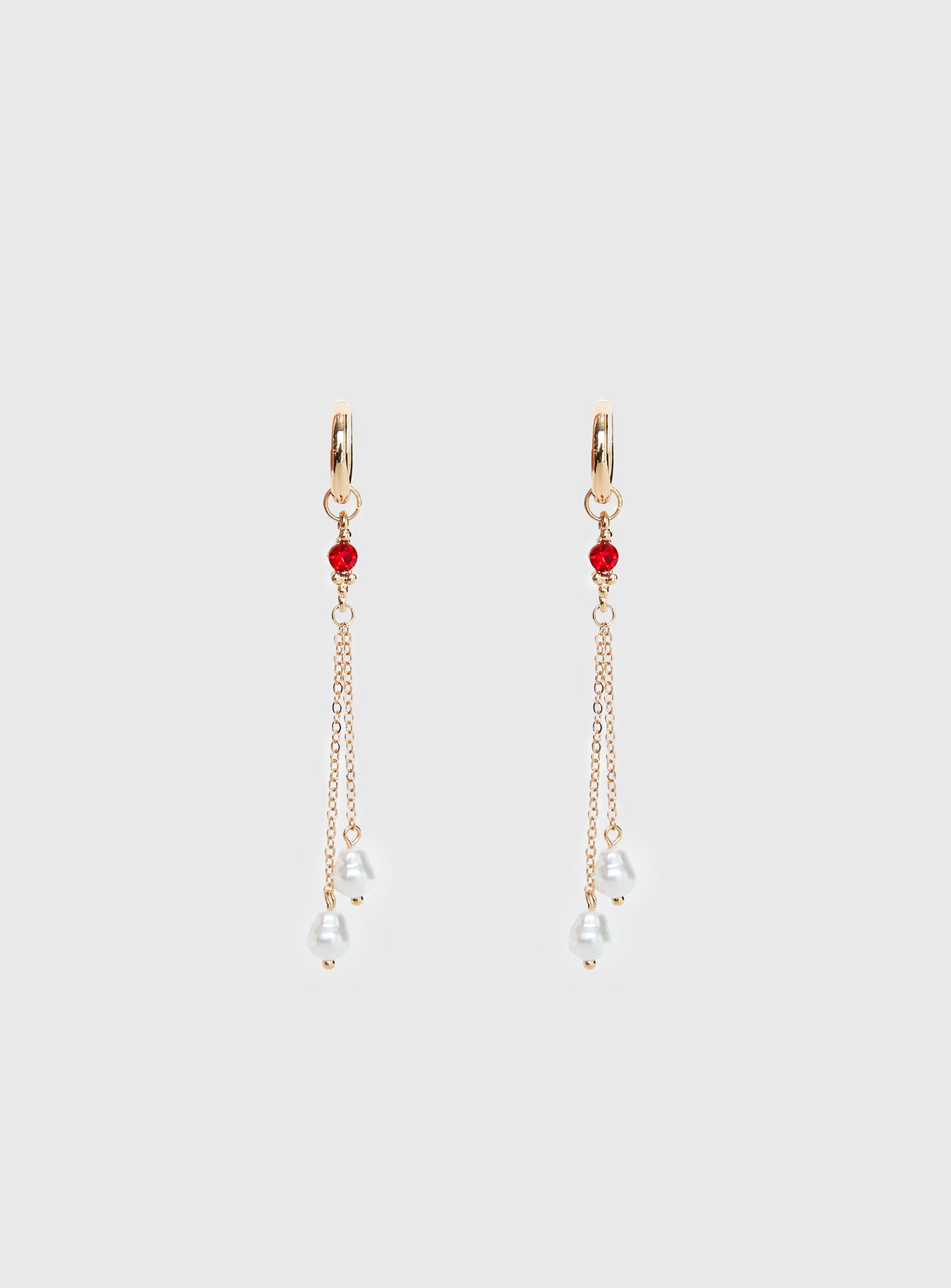 What Is Life Dangly Earrings Gold