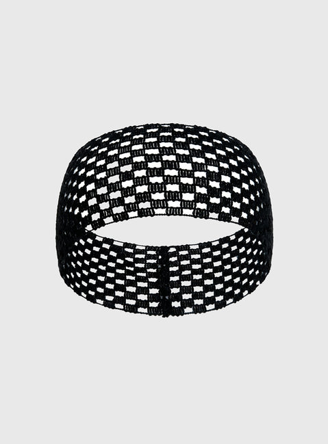Winslet Knit Headband Black