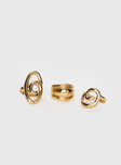 Sistine Ring Set Gold