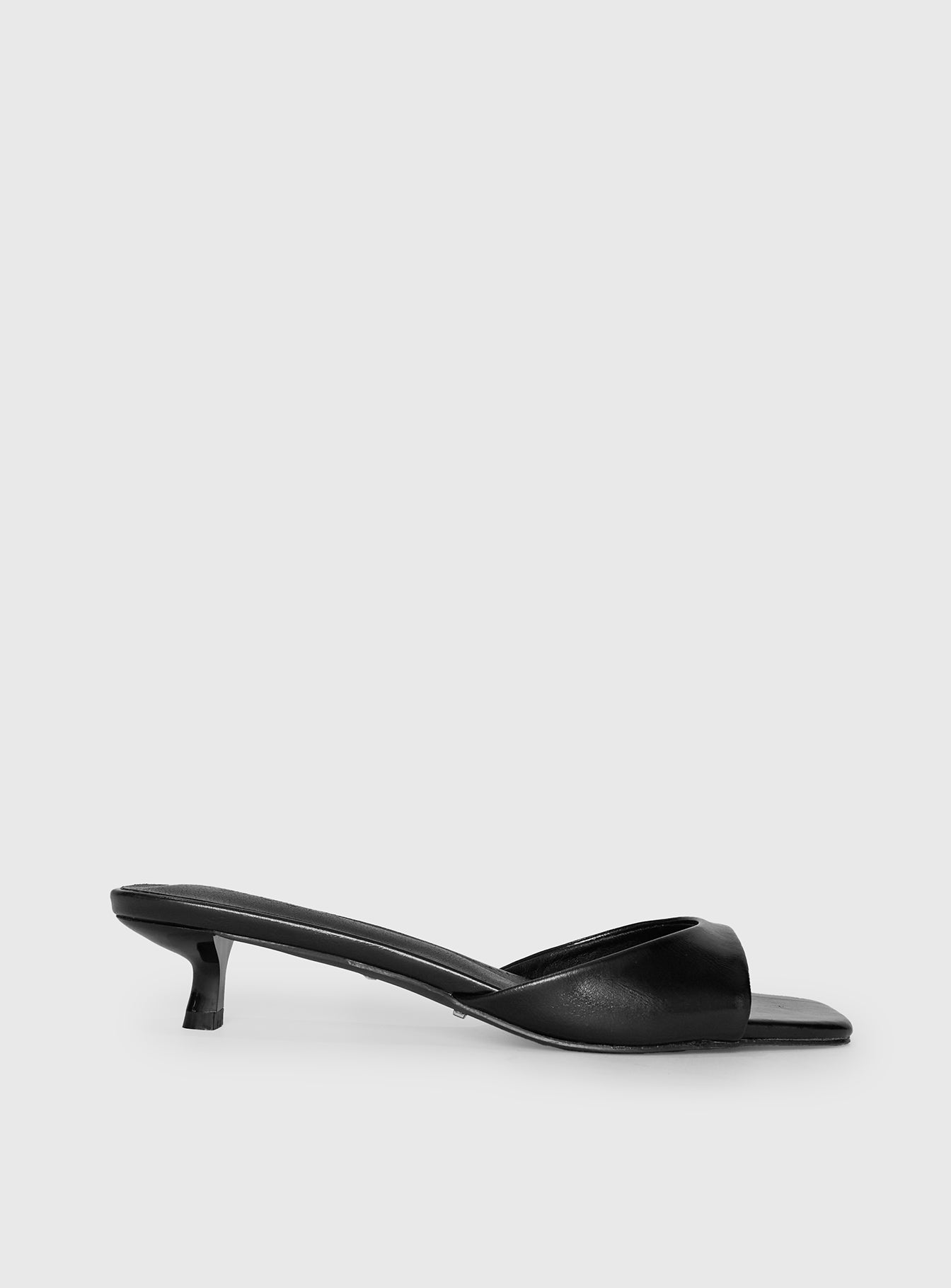 POLLINIポリーニ★黒4㎝ミュール Billini Blossom Heels Black | Princess Polly
