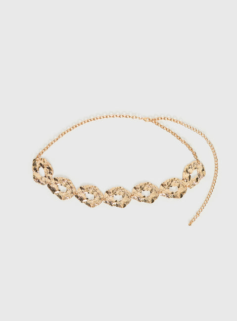 Berkely Chain Belt Gold