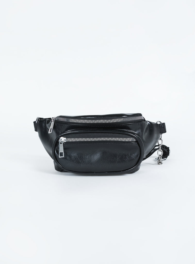 Backstage Crossbody Belt Bag Black