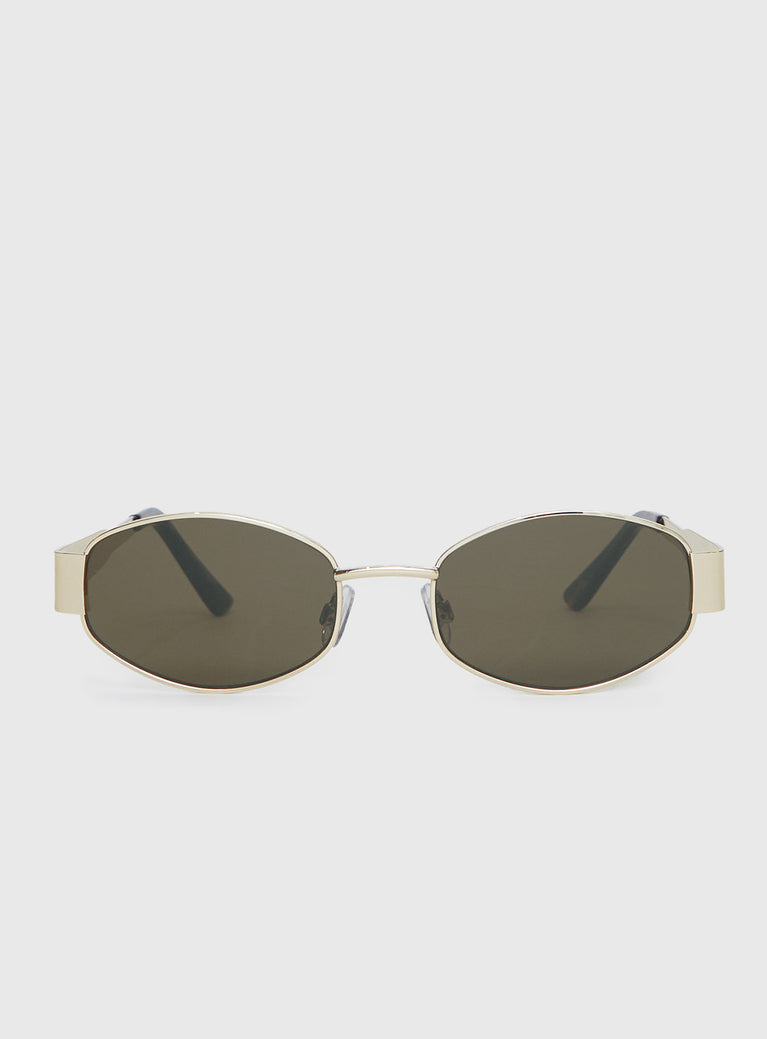 Since New York Sunglasses Gold / Brown