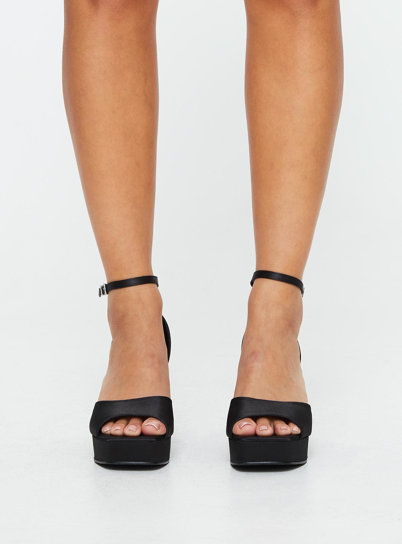Elegant Thin Strap Heel Sandal (BLACK) - LOV Shoes