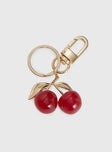 Cherry Berry Key Chain Gold