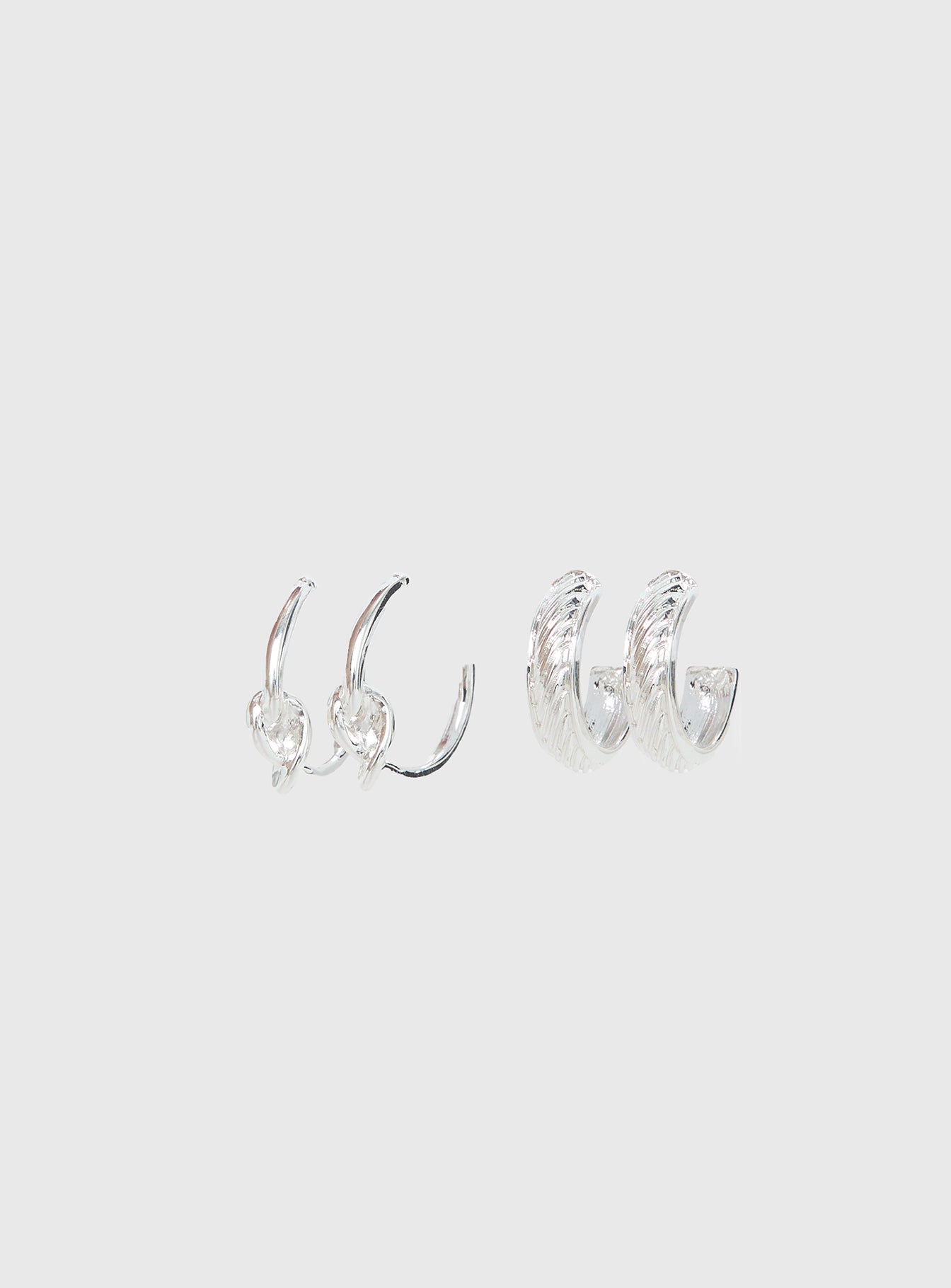 Moonshine Earring Set Silver