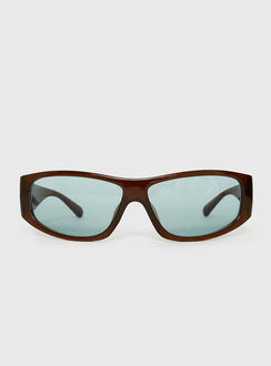 Odele Wraparound Sunglasses Tea / Blue