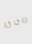 Ear cuff Adjustable wiring, pack of two