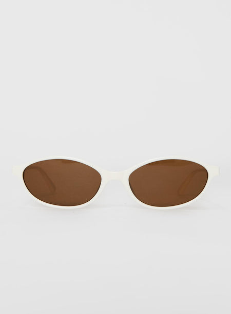 Wonderful World Sunglasses Ecru