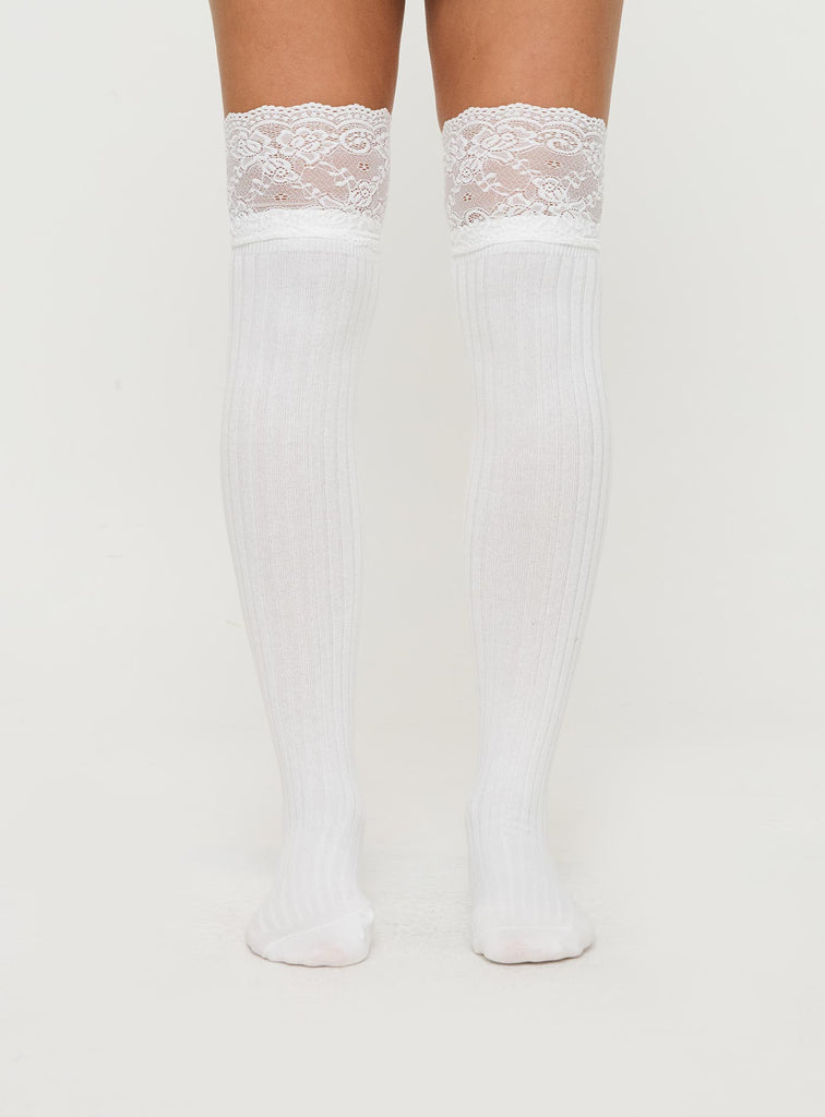 Korbin Socks White