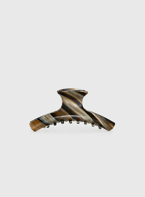 Yasmyn Hair Clip Brown