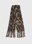 Away We Go Scarf Leopard